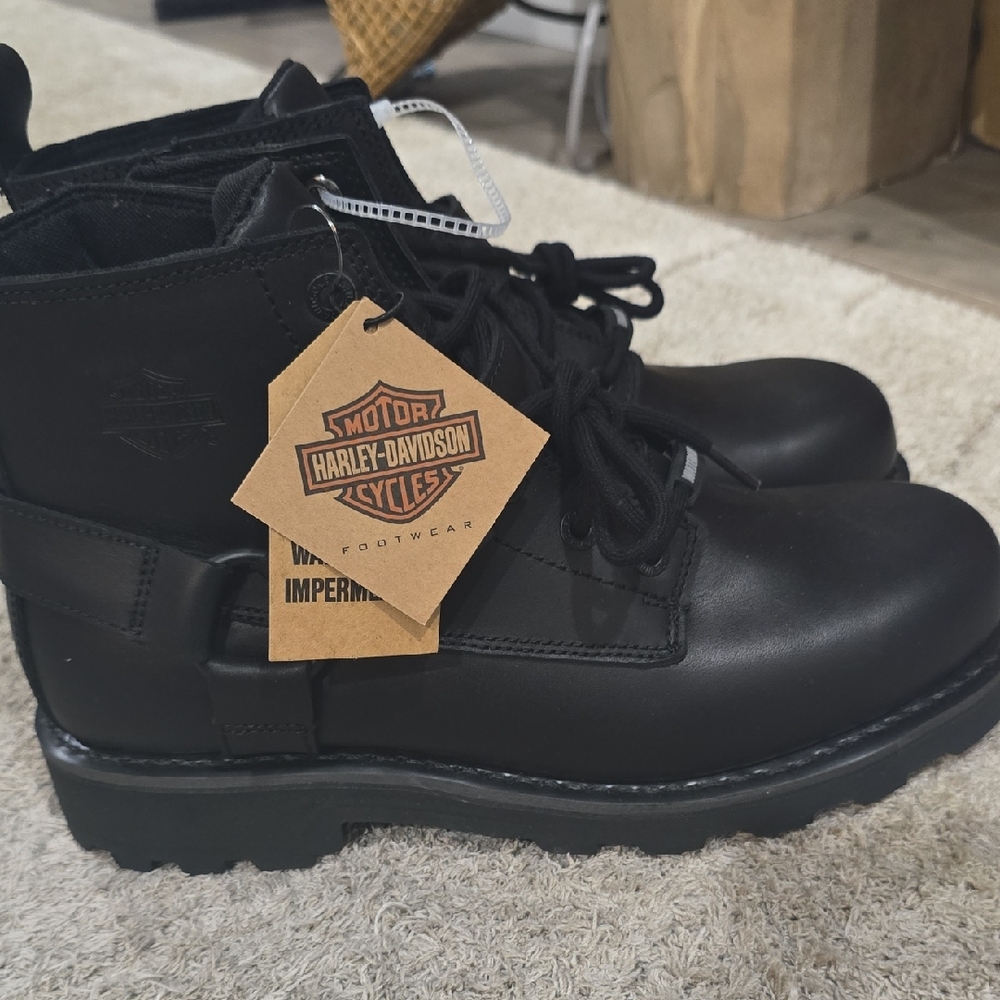 Harley-Davidson Men's 5.25 Bularrds Waterproof Leather Riding Boots